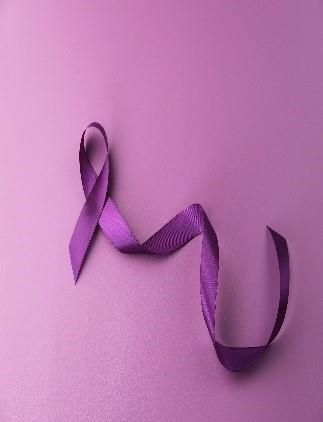 Purple ribbon for April - Month of the Military Child